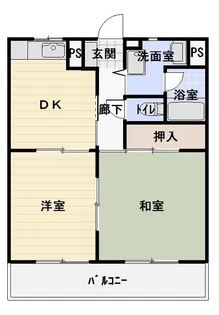 メルベーユⅡ【3階】の間取り