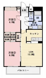 Surplus KAWATA【2階】の間取り