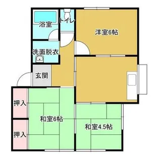 サンリーフ水守【2階】の間取り