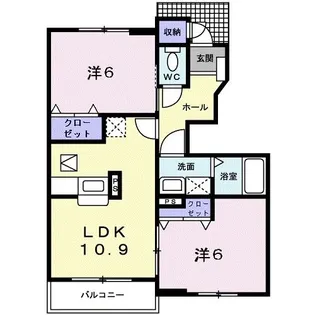 マーベラス【1階】の間取り