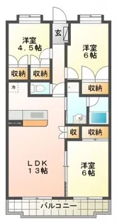 ルミエール【3階】の間取り