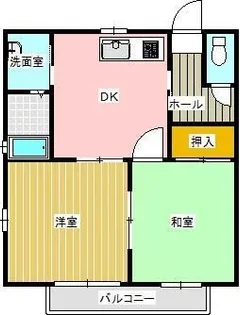 フィオーレS【2階】の間取り
