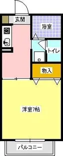 グリーンパレス【1階】の間取り