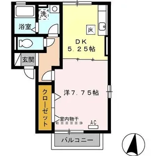 デルニエⅤ【1階】の間取り