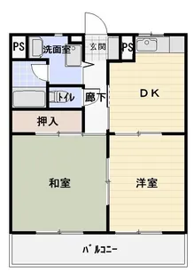 メルベーユⅡ 【2階】の間取り