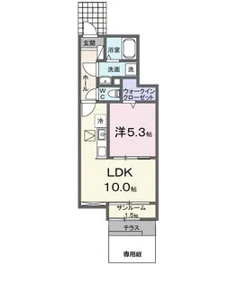 メゾン グランツ【1階】の間取り