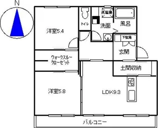 kitahaus(キタハウス)【2階】の間取り
