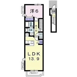 かいがん【2階】の間取り