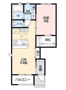 LOTUS住吉【1階】の間取り