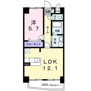 アルカンシエル【4階】の間取り
