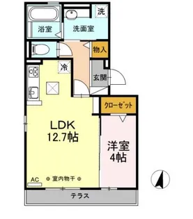 ウルラ【1階】の間取り