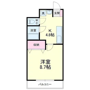 ライフ第6マンション藤枝駅前 【7階】の間取り