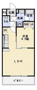 ラ・トゥール 【2階】の間取り