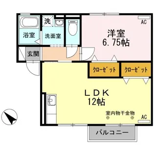 ブリスベントⅡ【2階】の間取り
