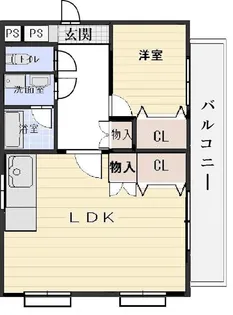 コンフォート萩M 【2階】の間取り