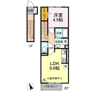 ロイヤル フローラ【2階】の間取り