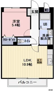 アドラブール【1階】の間取り