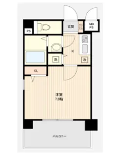 サヴォイファイブウェイズ【9階】の間取り