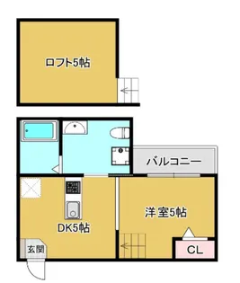 ボンヌシャンス井尻【1階】の間取り