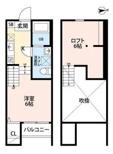 Fontana 姪浜【1階】の間取り