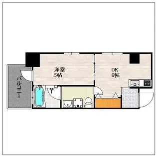 ルネッサンス21薬院サウス【411号室】の間取り
