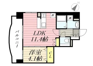 ナウヴィレッジ松島Ⅱ【3階】の間取り