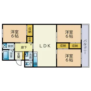 第1吉安ビル【3階】の間取り