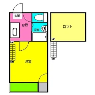 フェリーチェ唐人町【103号室】の間取り