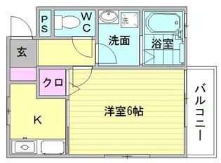 ドリームK【H号室】の間取り