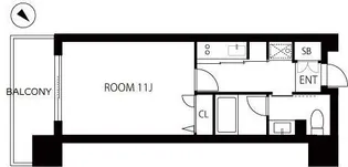 リングローブ【4階】の間取り