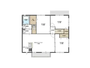 グラシュー プラージュ ミトマG棟【201号室】の間取り