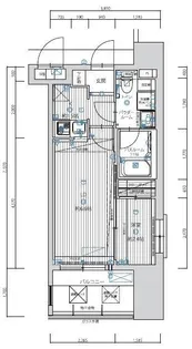 グランフォーレプライム大橋【8階】の間取り