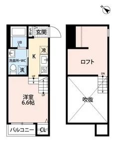 ヒラソル香椎【2階】の間取り