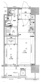 グランフォーレプライム博多【4階】の間取り