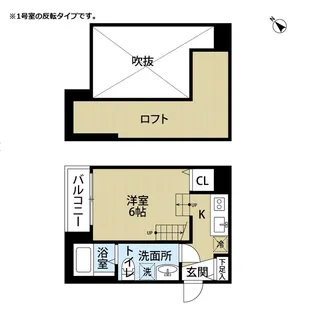 ラ・フォート那珂【2階】の間取り