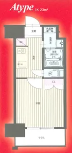 CLUB ORIENT No122【2階】の間取り