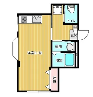 リファレンス大濠西【401号室】の間取り