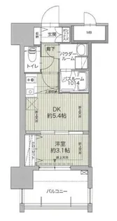 グランフォーレ博多ウォーターフロント【3階】の間取り