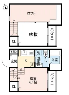 ガーデンプリッツ【1階】の間取り