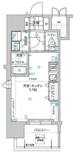 アルファシオ リエンソ【1001号室】の間取り