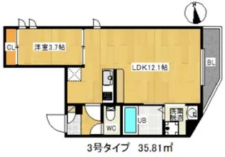 G-smart NGN姪浜【2階】の間取り