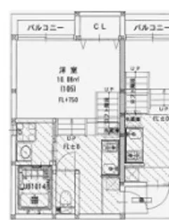 クレオ二又瀬壱番館【105号室】の間取り