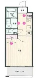 CLUB ORIENT BLD No.102【8階】の間取り