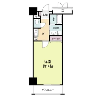 フォレステージュ天神【7階】の間取り