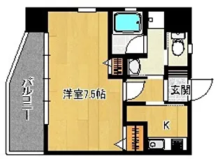 ルシール【4階】の間取り