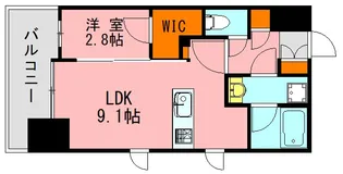 LANDIC STUDIO博多【10階】の間取り