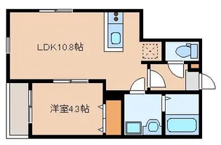 リテラ笹原【2階】の間取り