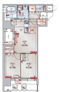 アクタス福岡県庁前グラシア 【6階】の間取り