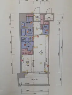 アルファシオサウスフォンテ【5階】の間取り
