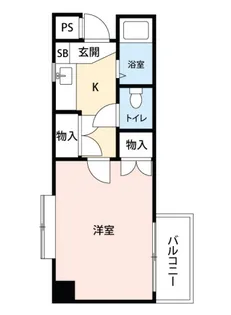 エレガンスハイツ駅東【4階】の間取り